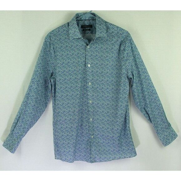 Tommy Hilfiger Men’s Slim-Fit TH Flex Non-Iron Supima Stretch Floral Dress - Picture 1 of 8